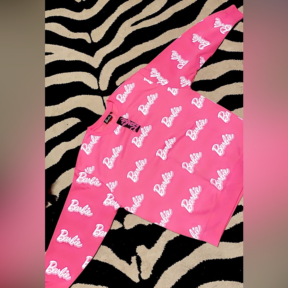 New pink barbie sweater